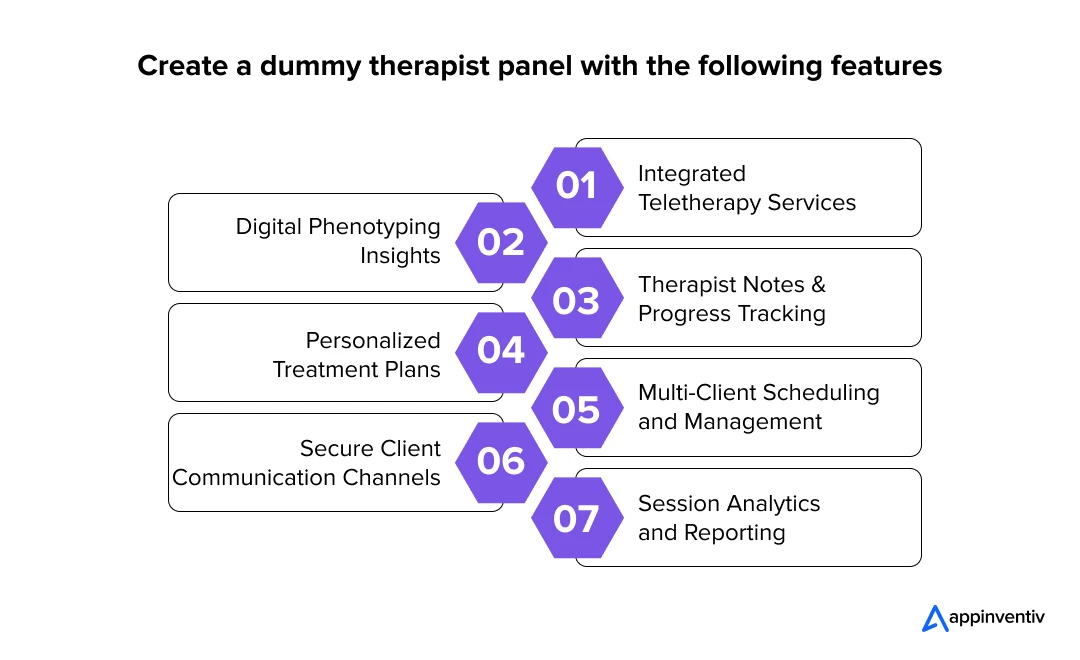 mental health app therapist panel