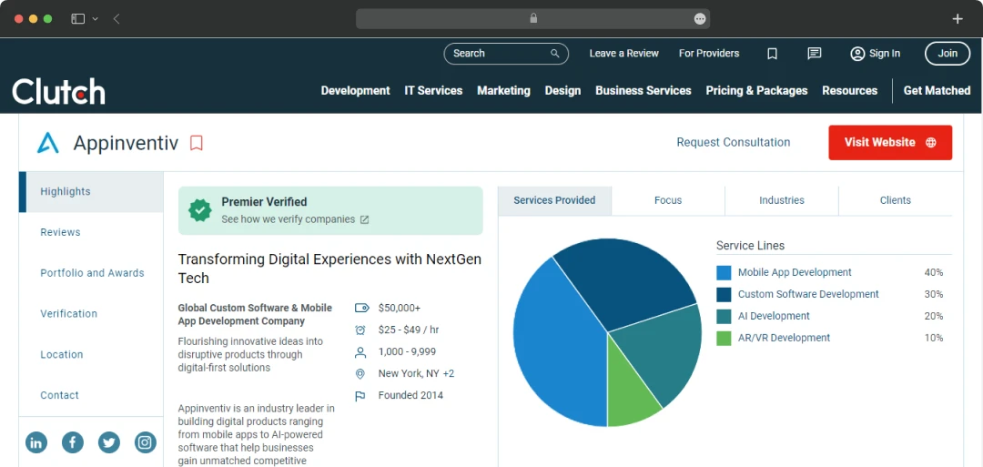 Clutch: B2B research, Ratings and Reviews Company