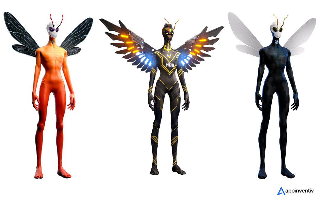 V Hive app avatars