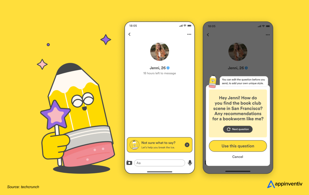 AI in Bumble app