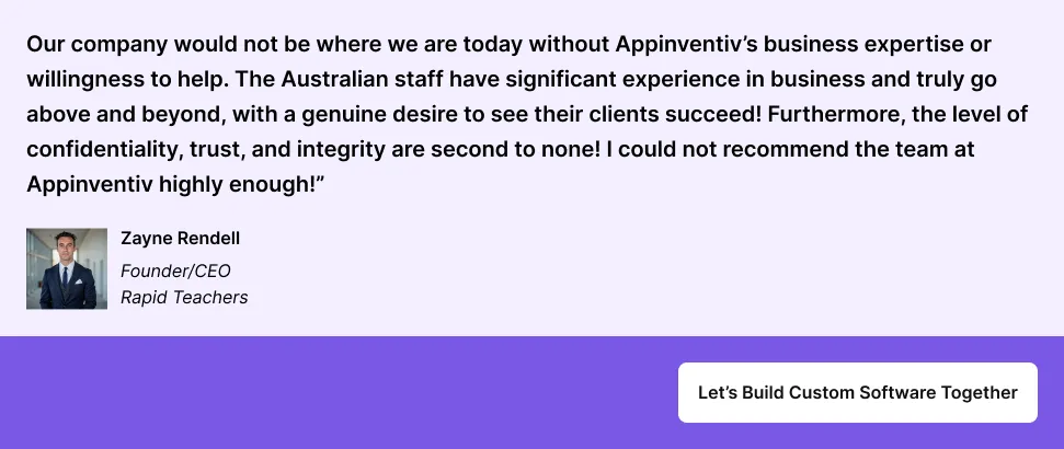 Let’s Build Custom Software Together Let’s Build Custom Software Together