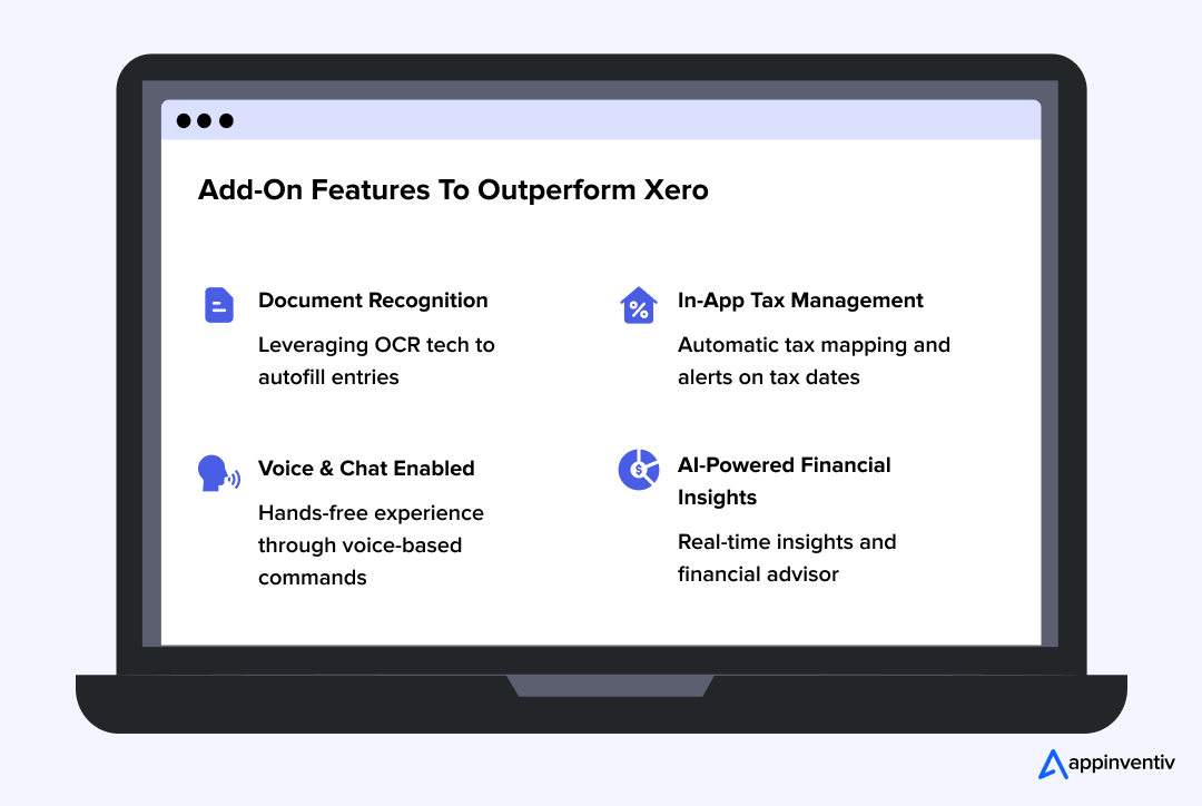 Add-On Features To MAke Better App Than Xero