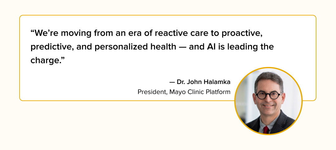 Quote on Predictive Analytics for Preventive Care