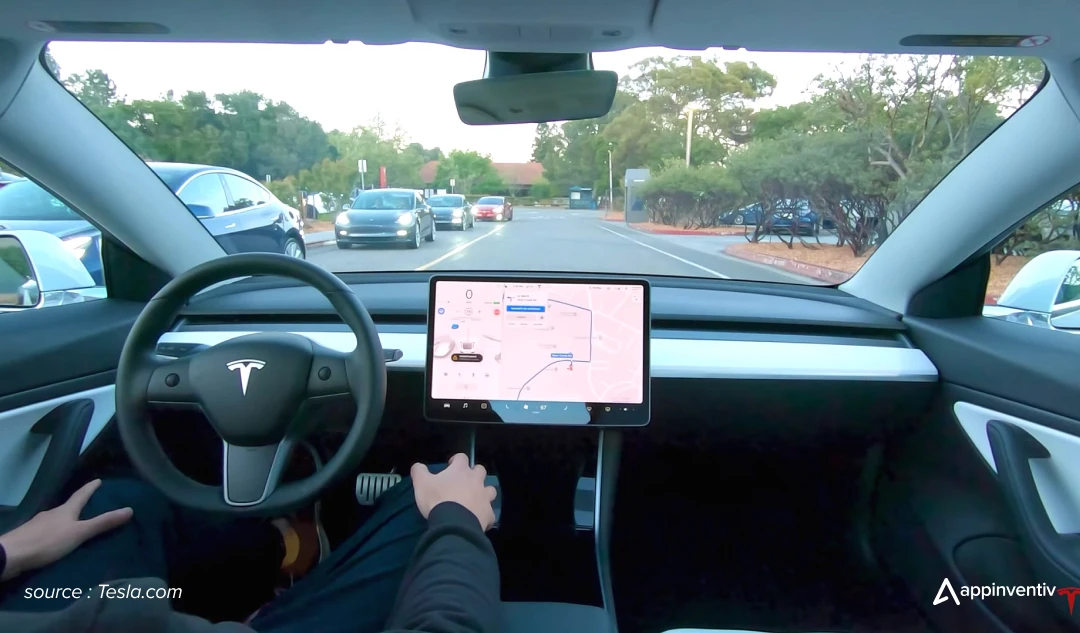 Navigation on Autopilot on Tesla autopilot