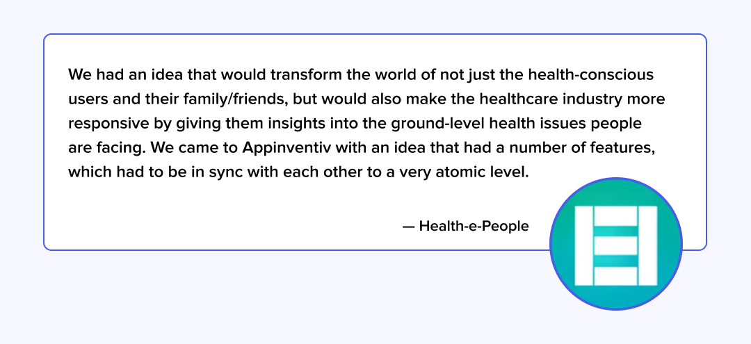 Health-e-People testimonial