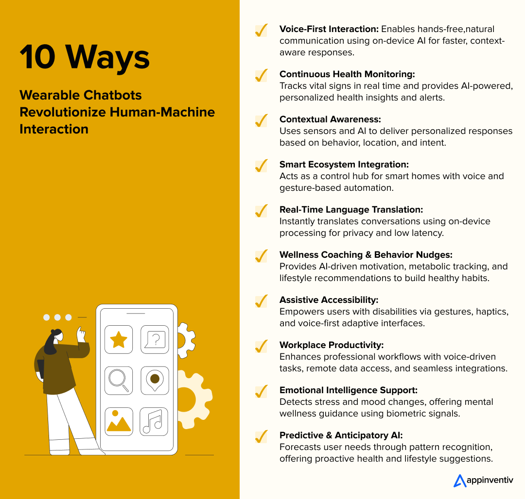 10 Ways Wearable Chatbots Revolutionize Human-Machine Interaction