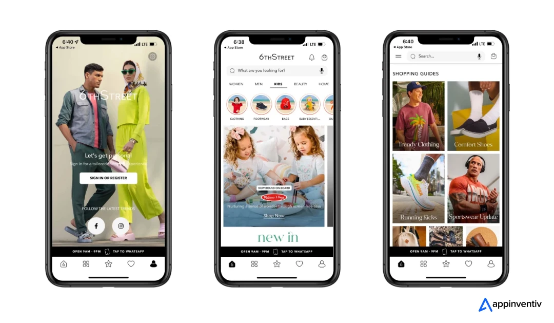 We revamped the 6th Street shopping application