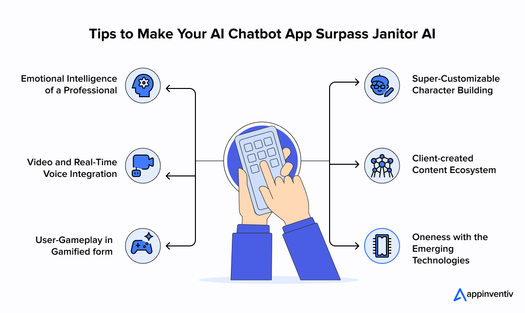 Tips to Make Your AI Chatbot App Surpass Janitor AI