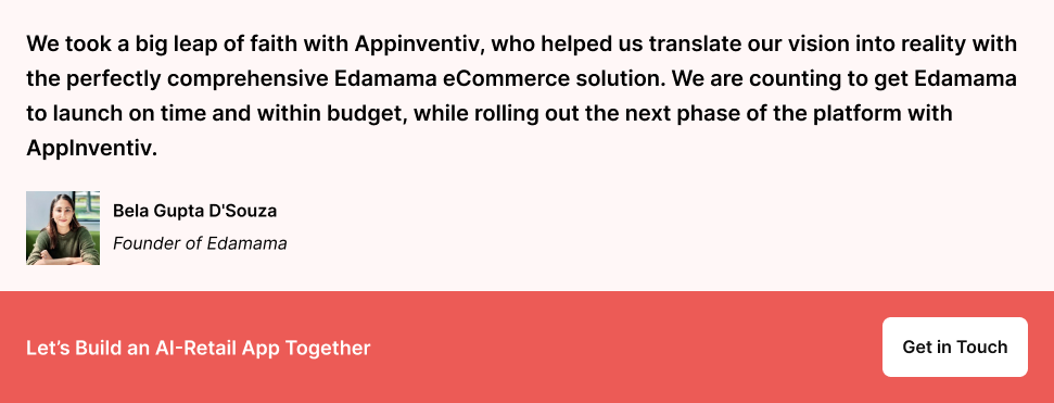 Testimonial from Edamama
