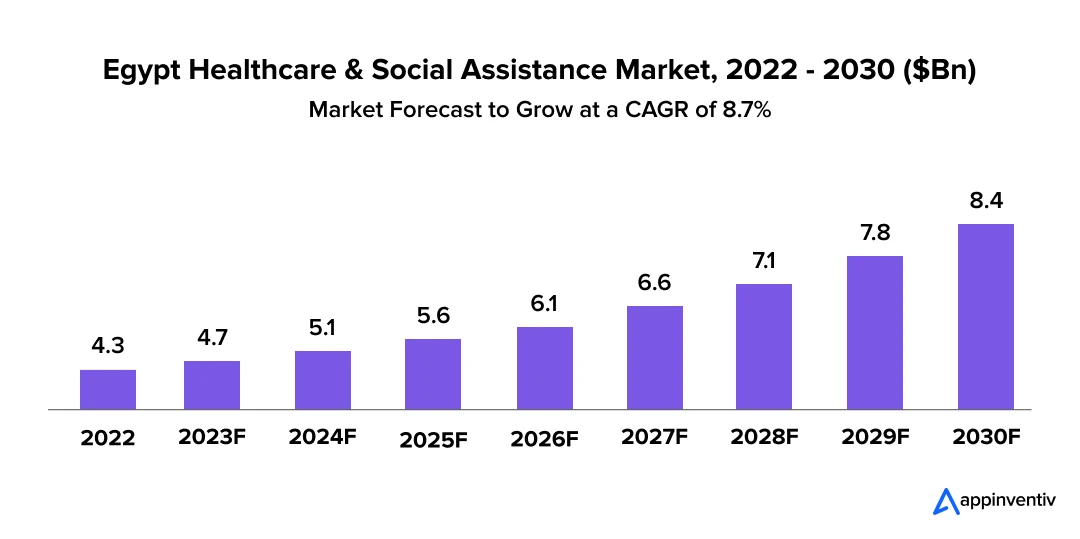 Egypt Health Care & Social Assistance Market, 2022-2030