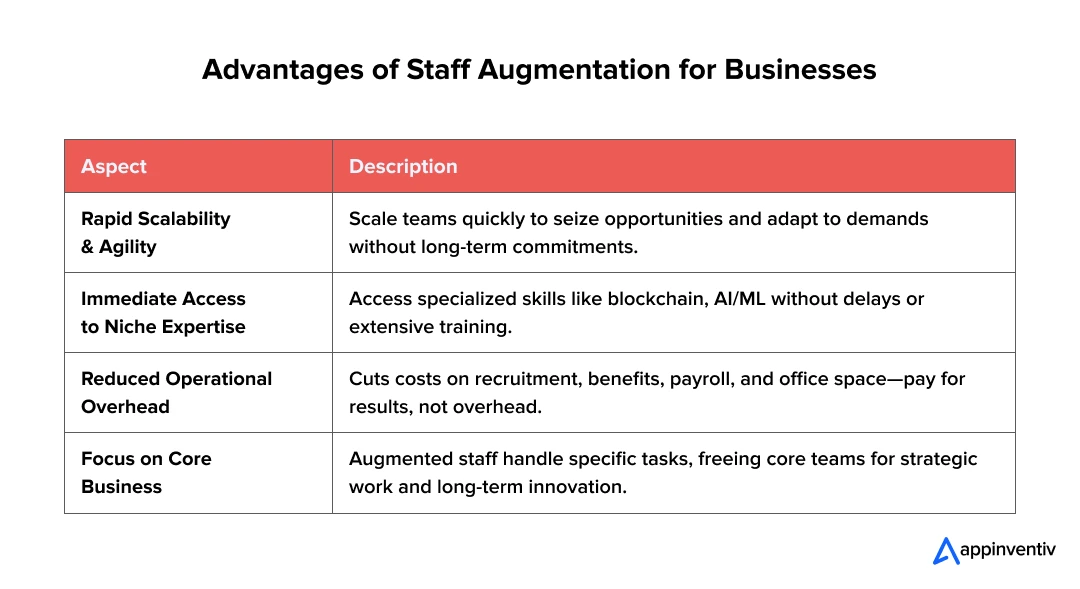 Advantages of Staff Augmentation for Businesses