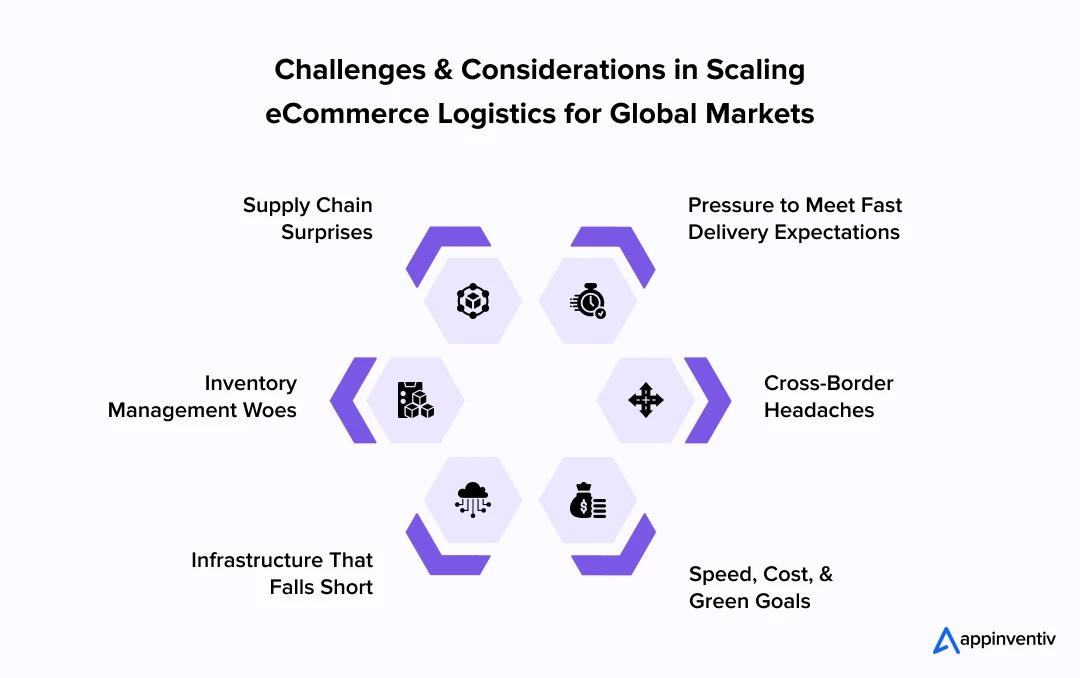 Challenges & Considerations in Scaling eCommerce Logistics for Global Markets