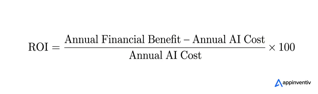 formula to Calculate the ROI of AI Agents in Customer Service
