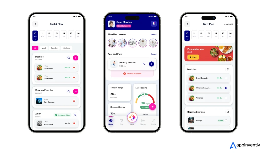 Appinventiv developed DiabeticU
