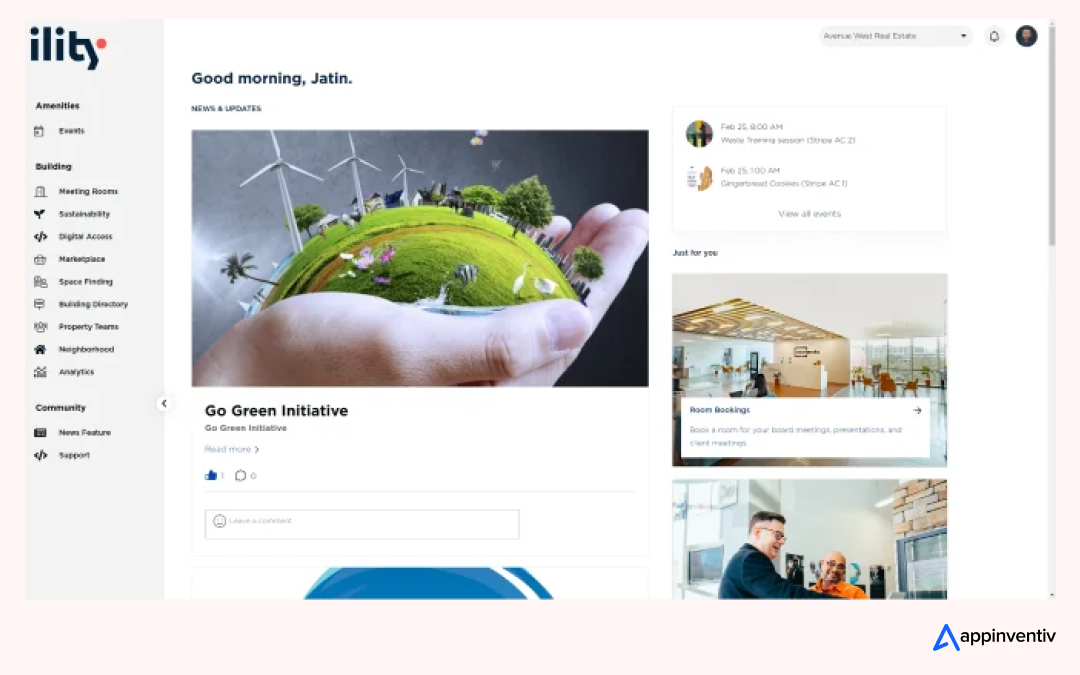 Ility real estate SaaS platform