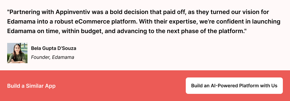 Edamama ecommerce app