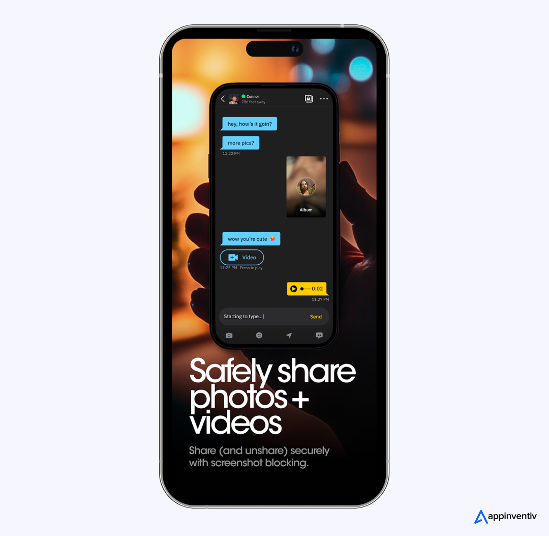 safety feature in dating apps like Grindr