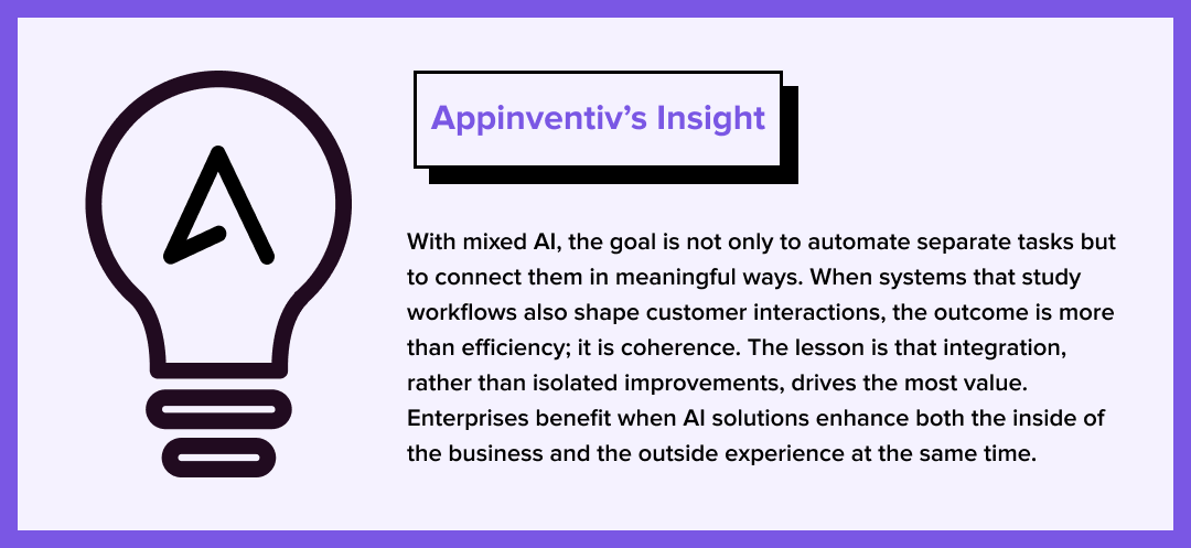 Appinventiv’s Insights on mixed AI solutions