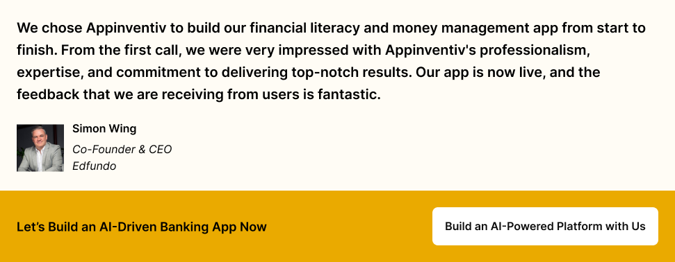 Let’s Build an AI-Driven Banking App Now