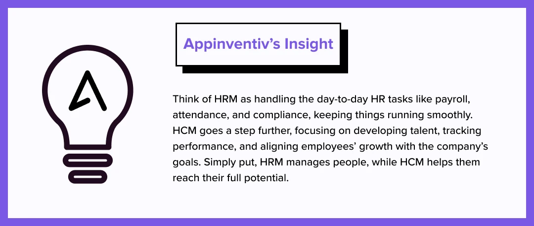  Appinventiv’s Insights on HCM features