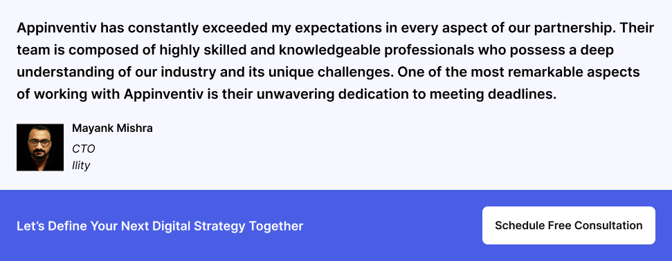 Testimonial from Illity