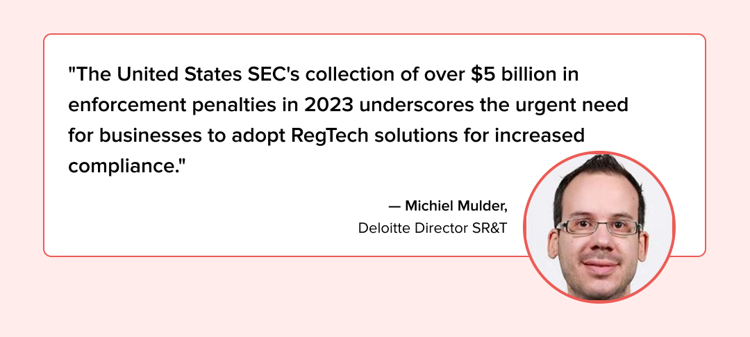 adopt RegTech solutions for increased compliance