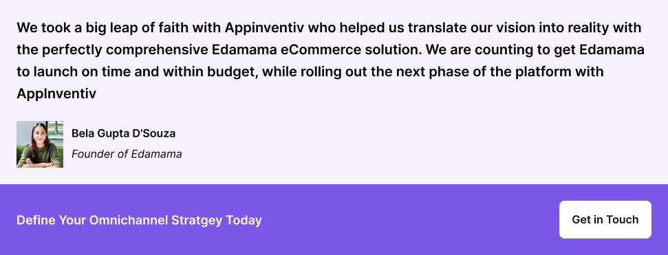 Testimonial from Edamama