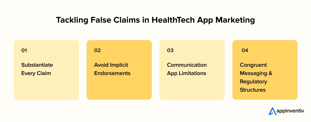 Tackling False Claims in HealthTech App Marketing Tackling False Claims in HealthTech App Marketing