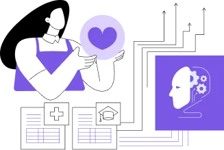 Harness AI for real-time mental health monitoring and personalized care.