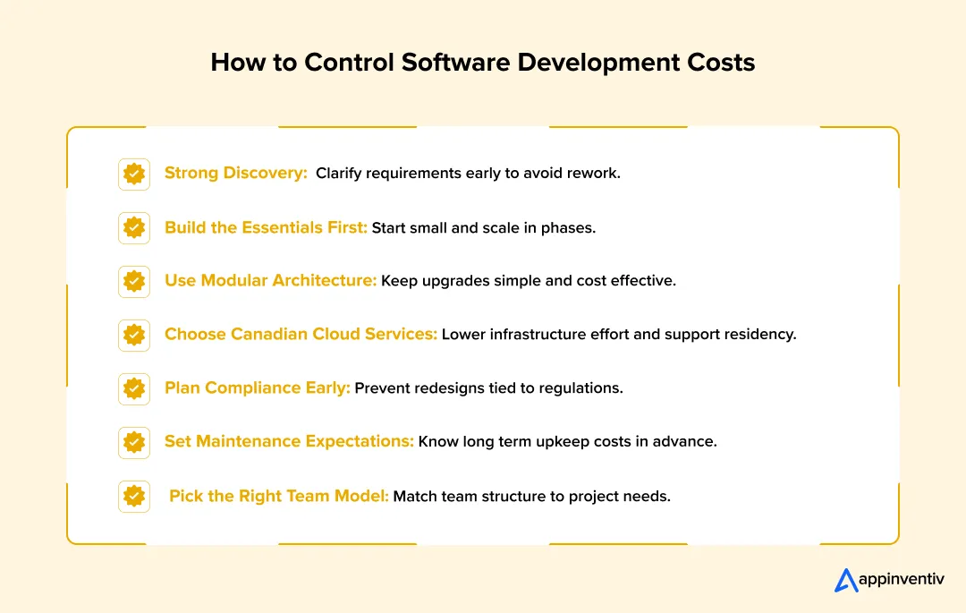 How to Control Software Development Costs