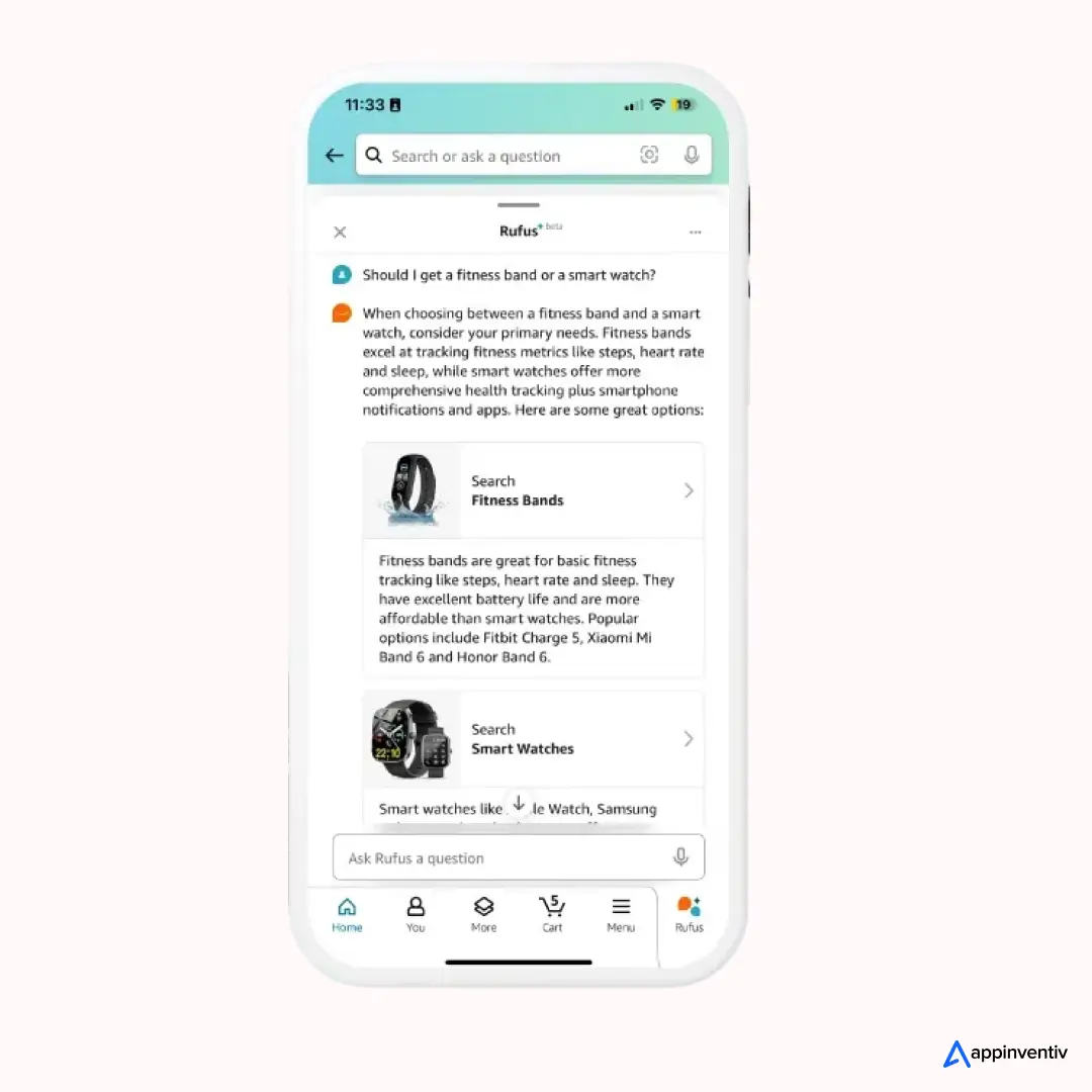Amazon India's Rufus Chatbot