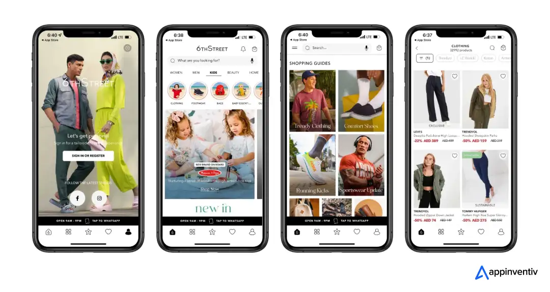 UI/UX of 6thStreet eCommerce Platform UI/UX of 6thStreet eCommerce Platform