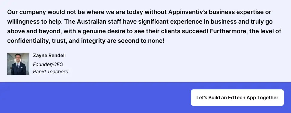 Let’s Build an EdTech App Together