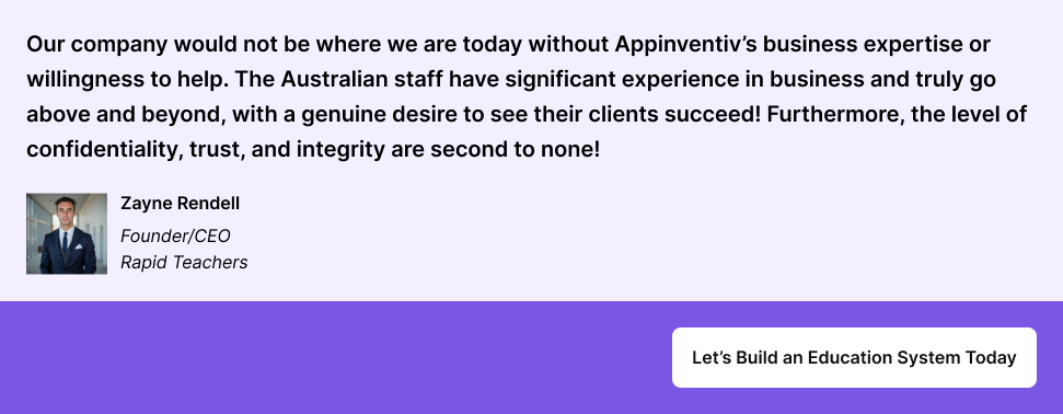 Let’s Build an Education System Today Let’s Build an Education System Today