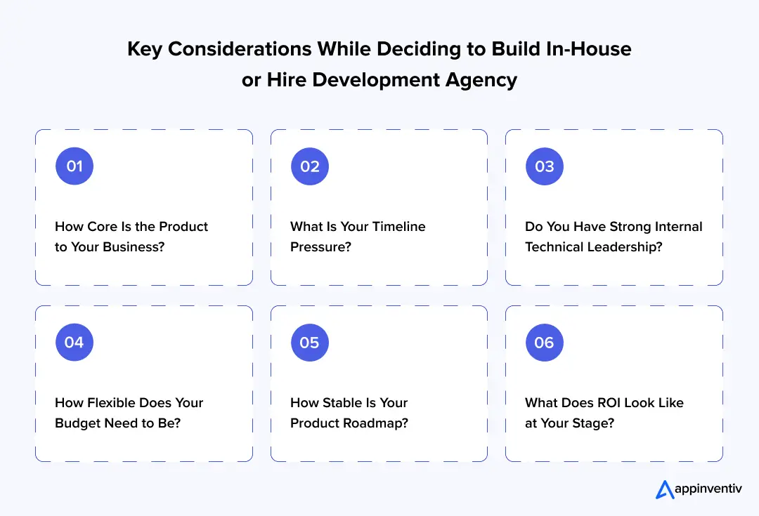 Key Considerations While Deciding to Build In-House or Hire Development Agency