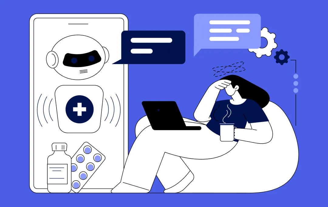 AI symptom checker app development