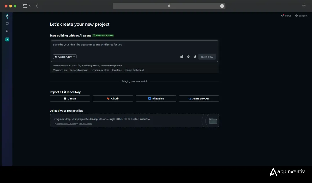 Create a new project