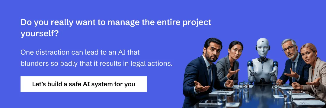 Consultation CTA banner offering expert help to build a safe, compliant AI for real estate investment planning without project mismanagement risks