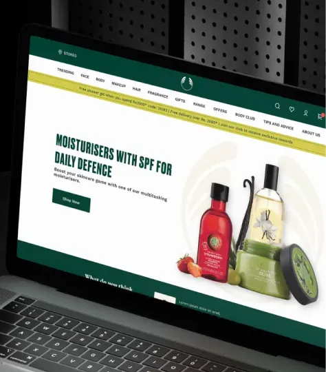 The Body Shop Ecommerce App