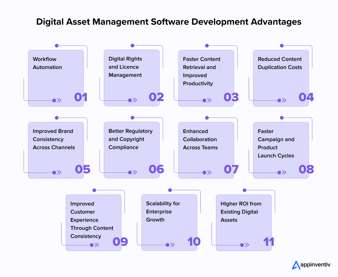 Digital Asset Management Software Development Advantages