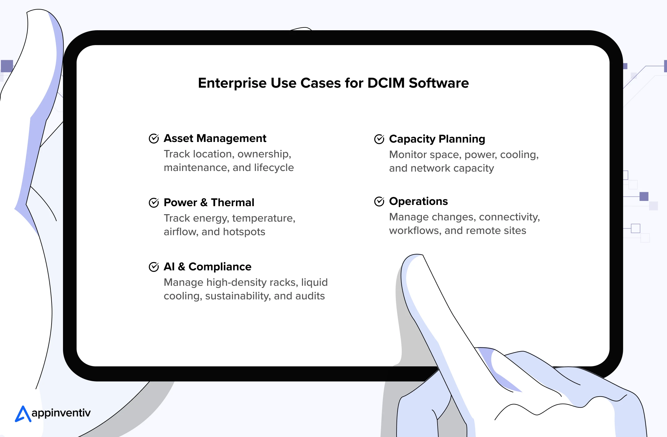 Enterprise DCIM use cases